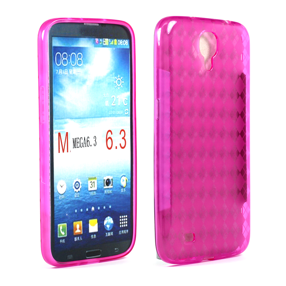 Wholesale Samsung Galaxy Mega 6.3 TPU Gel Case Hot Pink